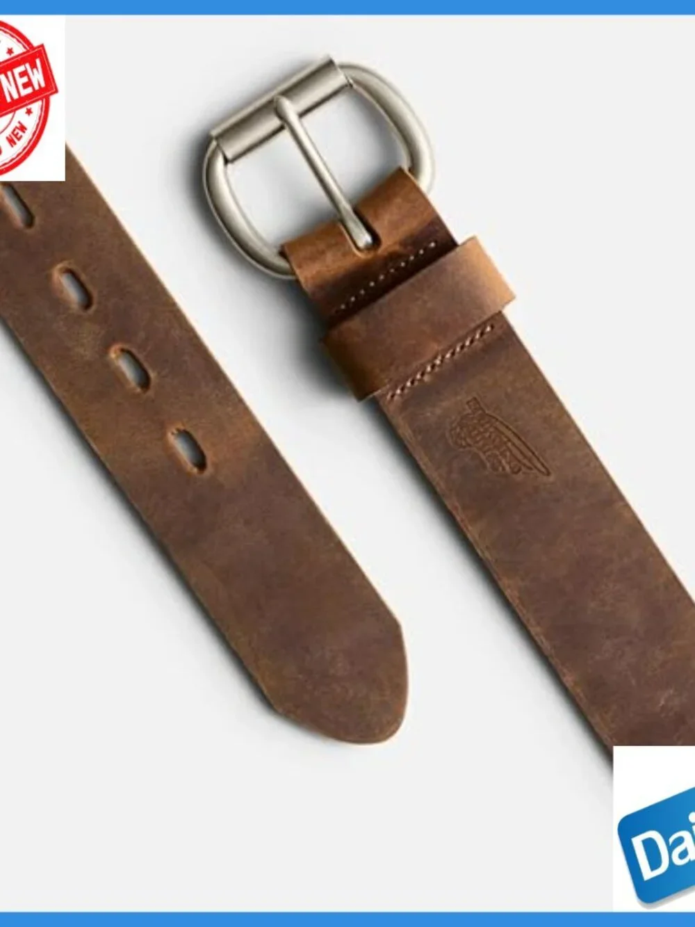 Men's Full Grain Leather Belt 1.5